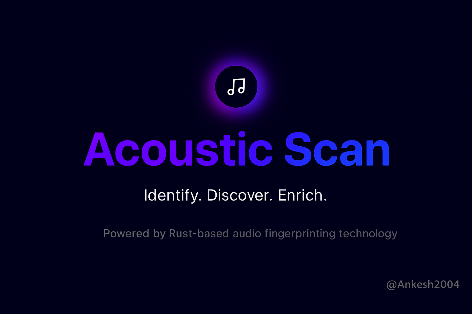 Acoustic Scan